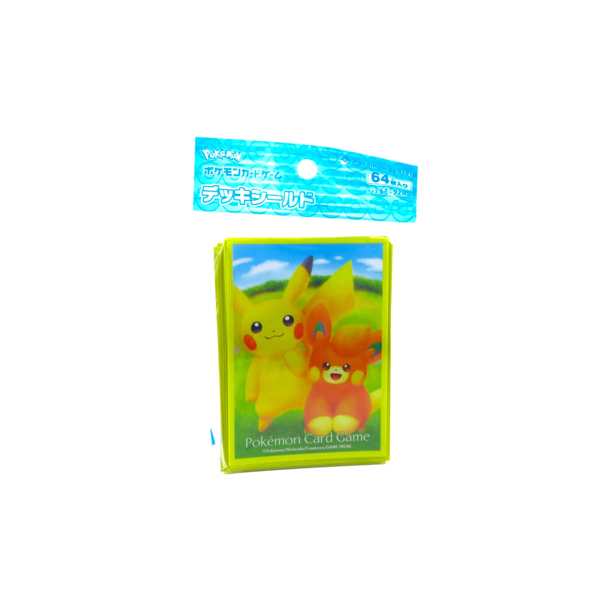 Pokémon Center Japan: Deck Shield - Pawmi & Pikachu (64 Sleeves)