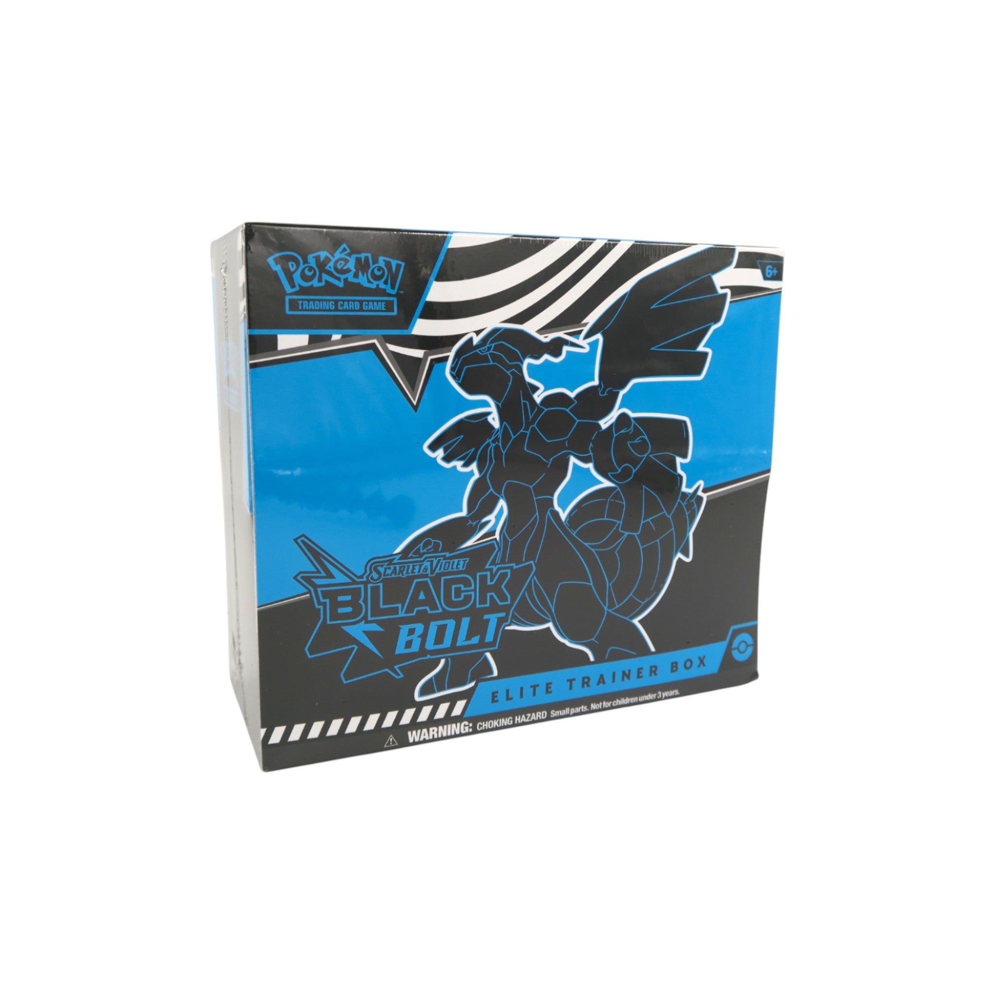 Sealed Pokémon TCG Scarlet & Violet—Black Bolt Elite Trainer Box.