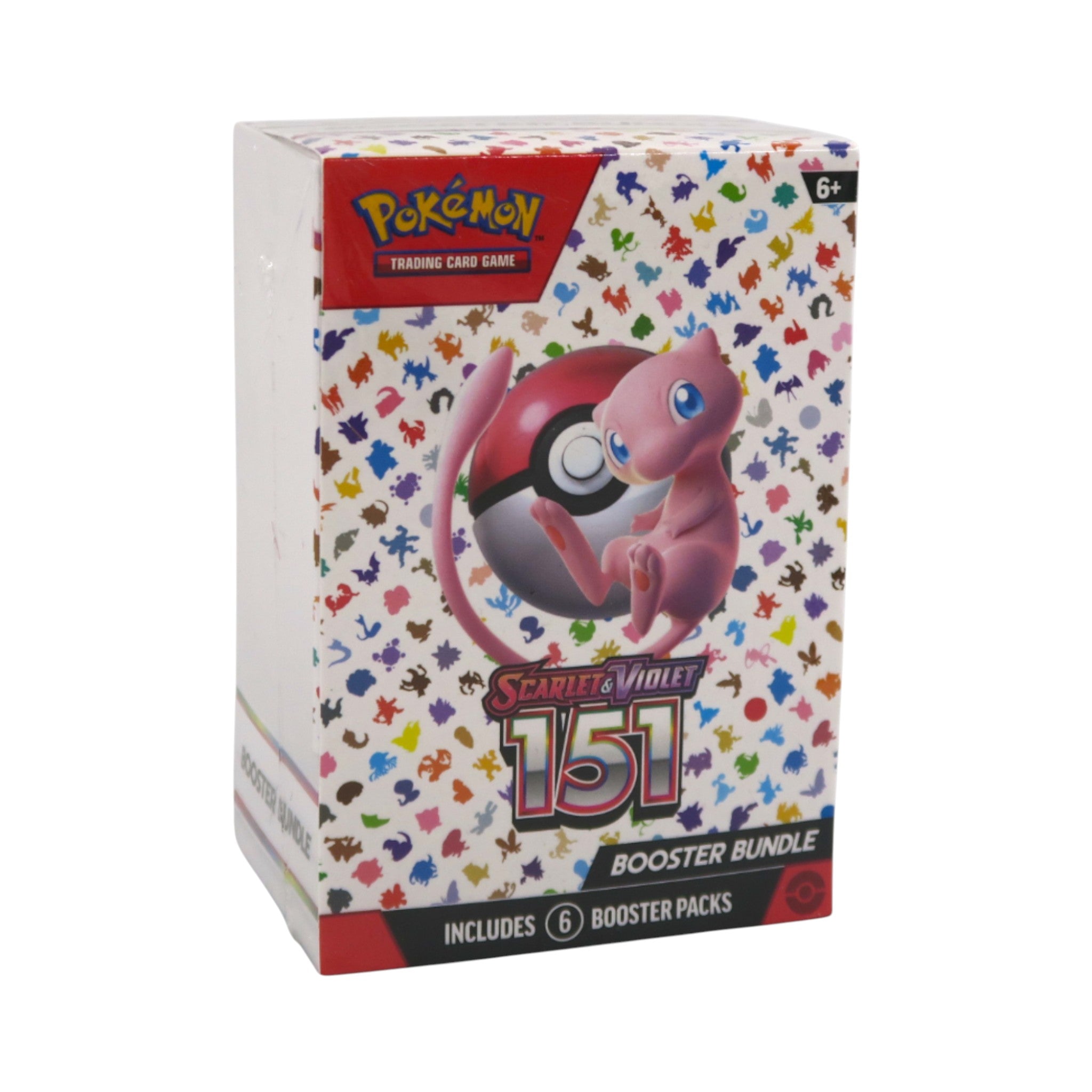 Sealed Pokémon TCG Scarlet & Violet—151 Booster Bundle containing 6 booster packs.