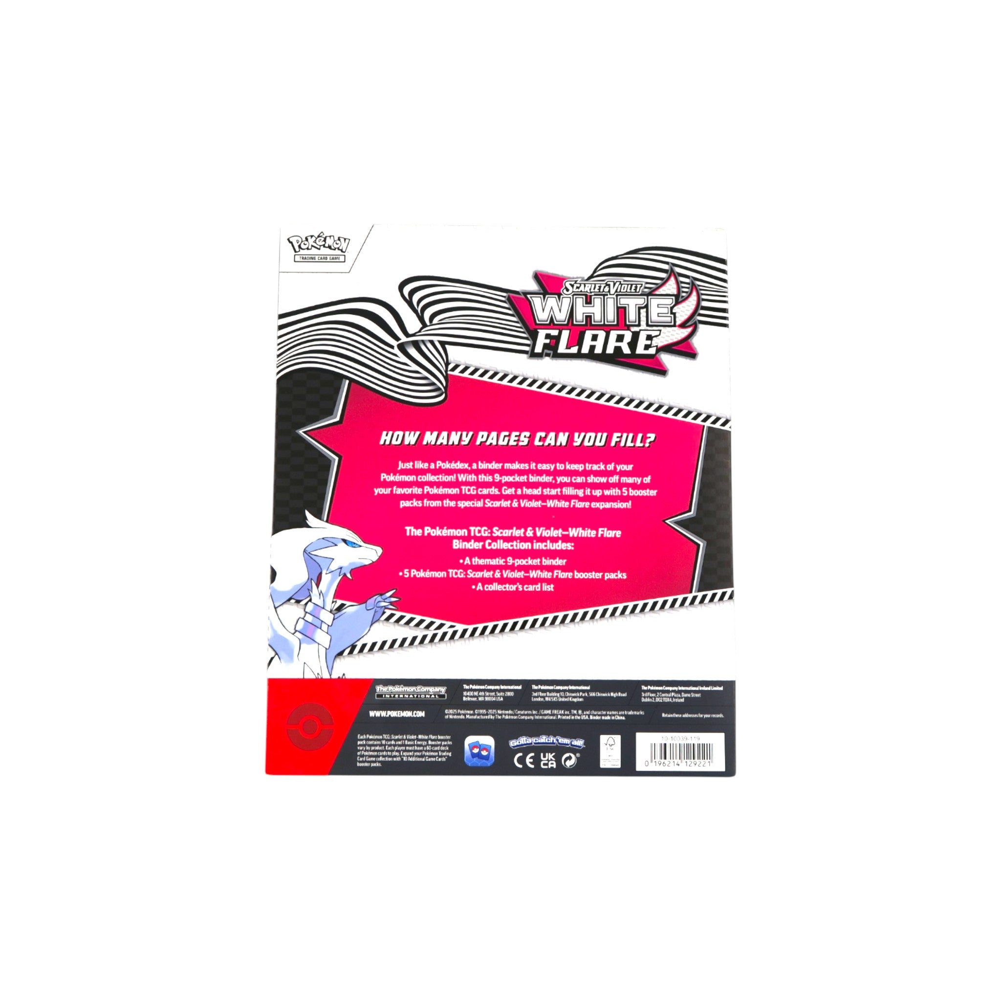Pokémon TCG: Scarlet & Violet—White Flare Binder Collection