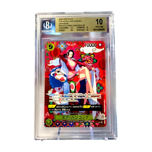 BGS 10 Pristine Boa Hancock OP14-112 SP Special Rare Japanese One Piece Card Gold Label