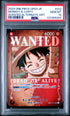 Monkey D. Luffy (Wanted Poster) OP03-012 L - PSA 10 GEM MINT- One Piece Card Game (Japanese)
