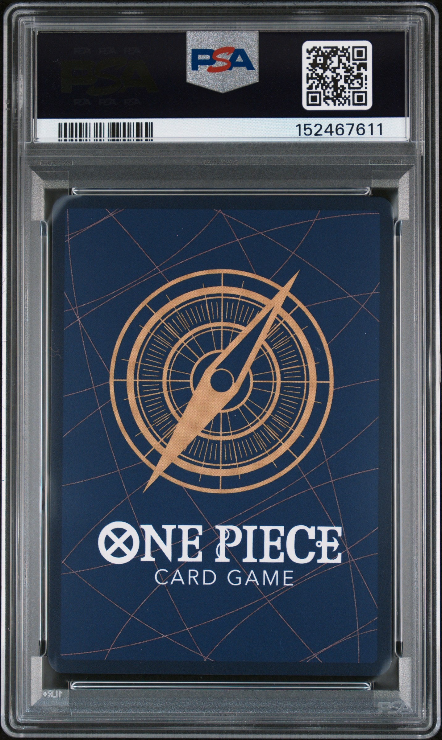 PSA 10 Gem Mint Tashigi EB03-018 Special Alternate Art One Piece Card Game English slab front.