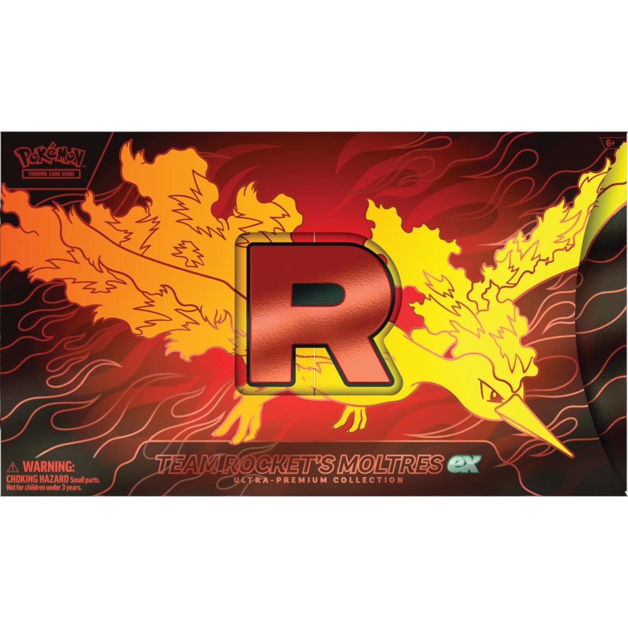 Sealed Pokemon TCG Team Rocket's Moltres ex Ultra-Premium Collection Box with Special Illustration Rare Promo