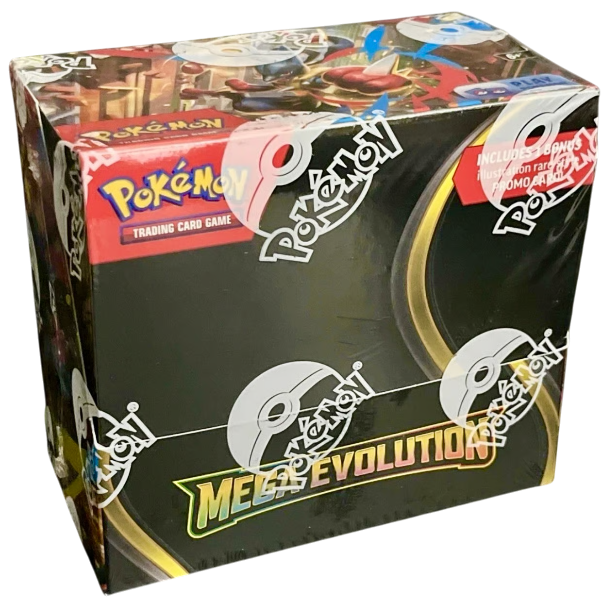 Sealed Pokemon TCG Mega Evolution Enhanced Booster Box with Bulbasaur Promo Card